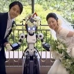 Robô celebra casamento