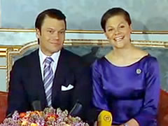 Daniel Westling e a princesa Victoria da Suécia | Foto: Reprodução